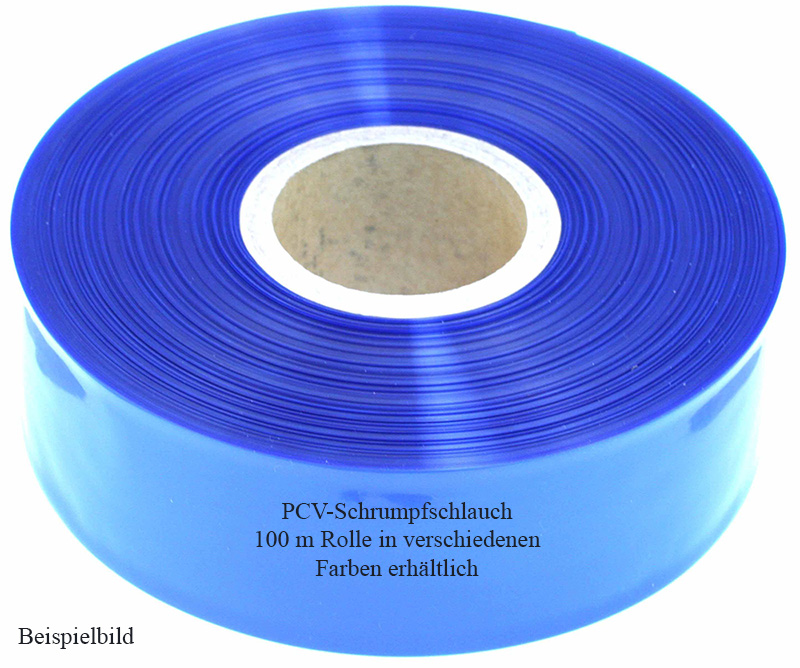 Schrumpfschlauch, PVC|100-m-Rollen1